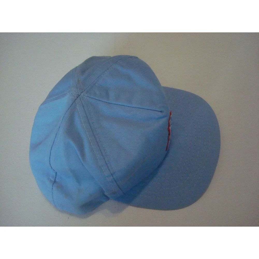 HOUSTON OILERS FITTED LARGE  BEACH 00S Y2K  HAT CAP VINTAGE DEADSTOCK S2